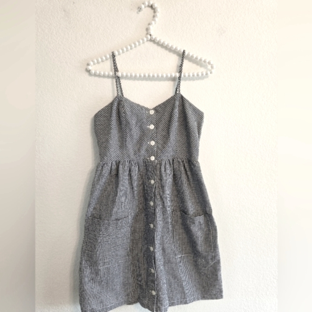 Forever 21 Gingham Black & White Summer Dress
